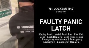 Read more about the article Faulty Panic Latch | Push Bar | Fire Exit Door | Lock Repairs | Lock Resolutions