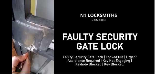 Read more about the article Faulty Security Gate Lock | Locked Out | Urgent Assistance Required | Key Not Engaging | Keyhole Blocked