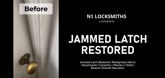 Read more about the article Jammed Latch Restored | Realignment Work | Adjustments | Carpentry | Mastery | Skills | Restore Smooth Operation.