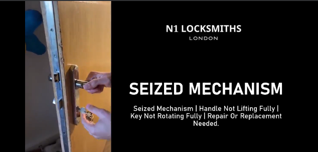 Read more about the article Seized Mechanism | Handle Not Lifting Fully | Key Not Rotating Fully | Repair Or Replacement Needed.