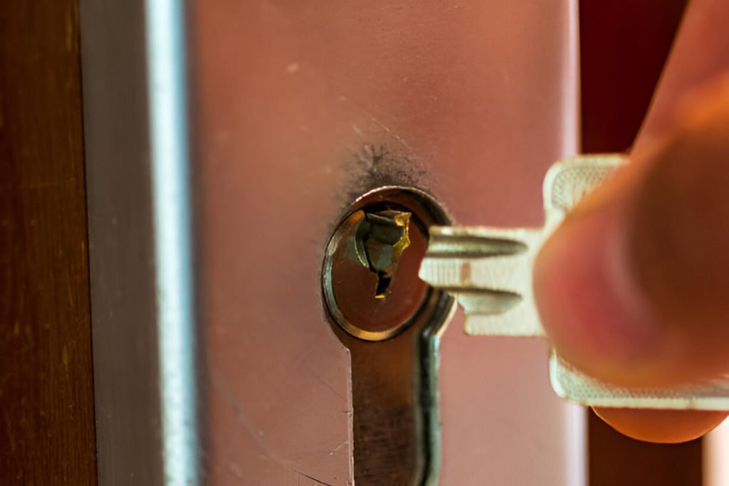 broken key