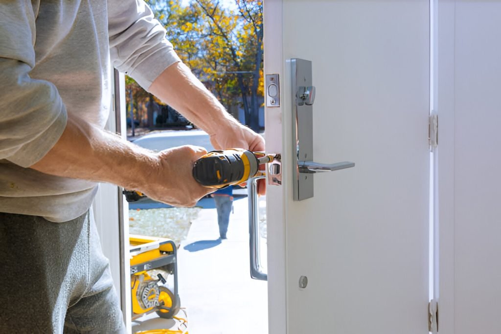 Van stock of euro cylinders and multipoint gearboxes carried by N1 Locksmiths