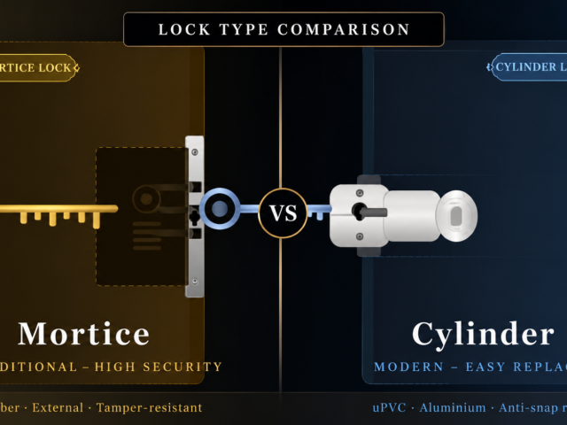 Mortice Lock vs Cylinder Lock — What Every London Homeowner Needs to Know